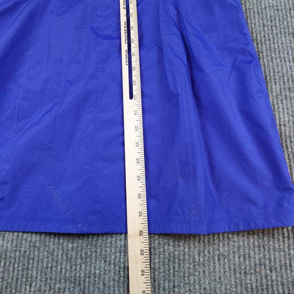 Patagonia Torrentshell City Jacket Womens Medium Blue Hooded Long Lined 27117 - Picture 10 of 11